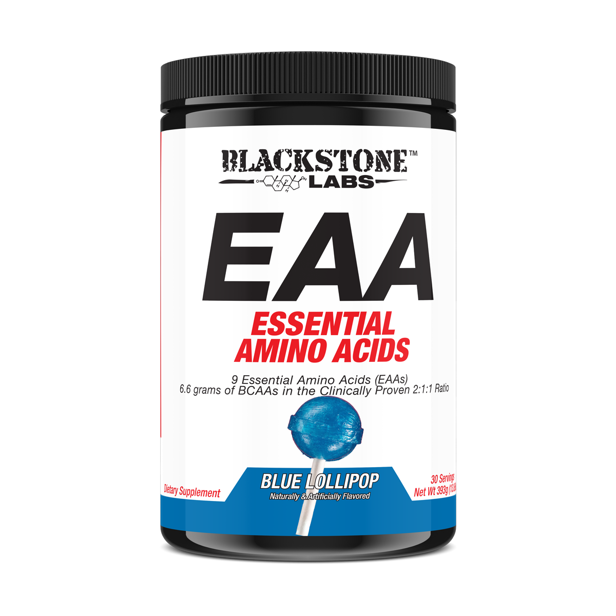 Blackstone Labs EAAs | Essential Amino Acids | Blue Lollipop Flavor