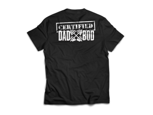 Certified Dadbod | Blackstone Labs Apparel T-Shirt | Back