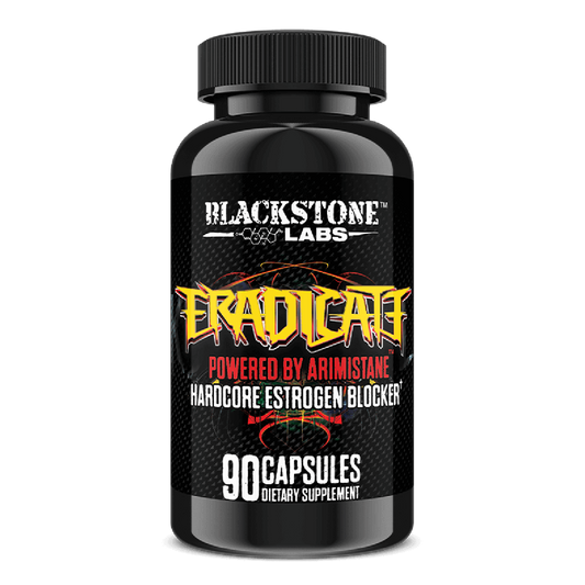 Blackstone Labs | Eradicate | Arimistane AI | Aromatase Inhibitor | Hardcore Estrogen Blocker