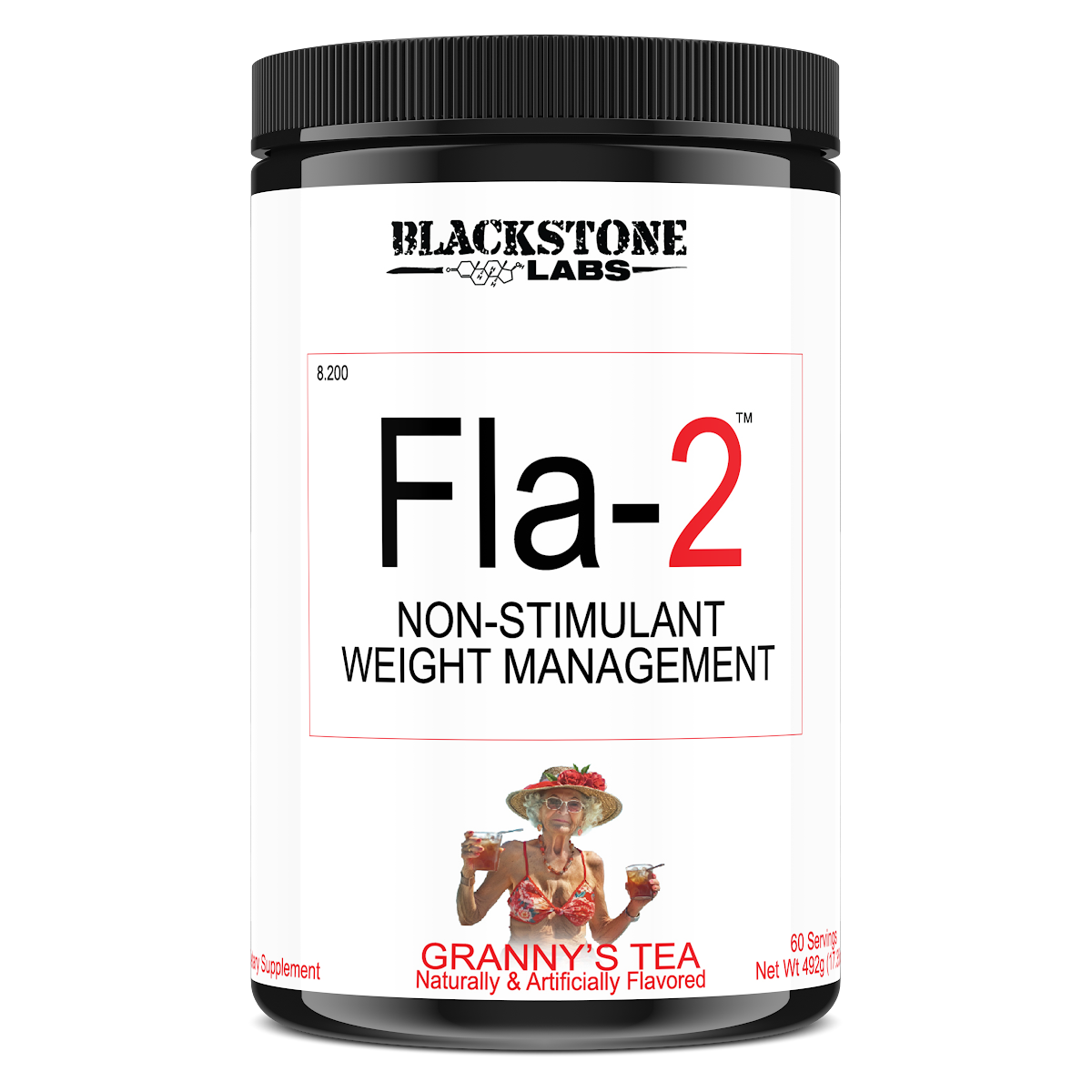 Blackstone Labs | FLA-2 | Non-Stimulant Weight Management | Fat Burner | Granny's Tea Flavor