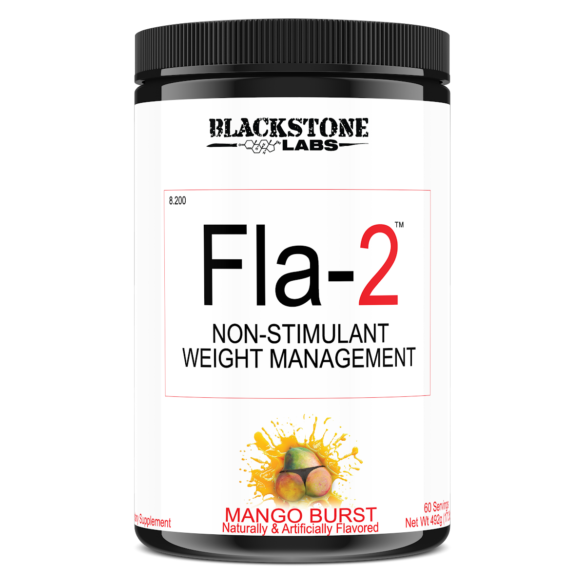 Blackstone Labs | FLA-2 | Non-Stimulant Weight Management | Fat Burner | Mango Burst Flavor