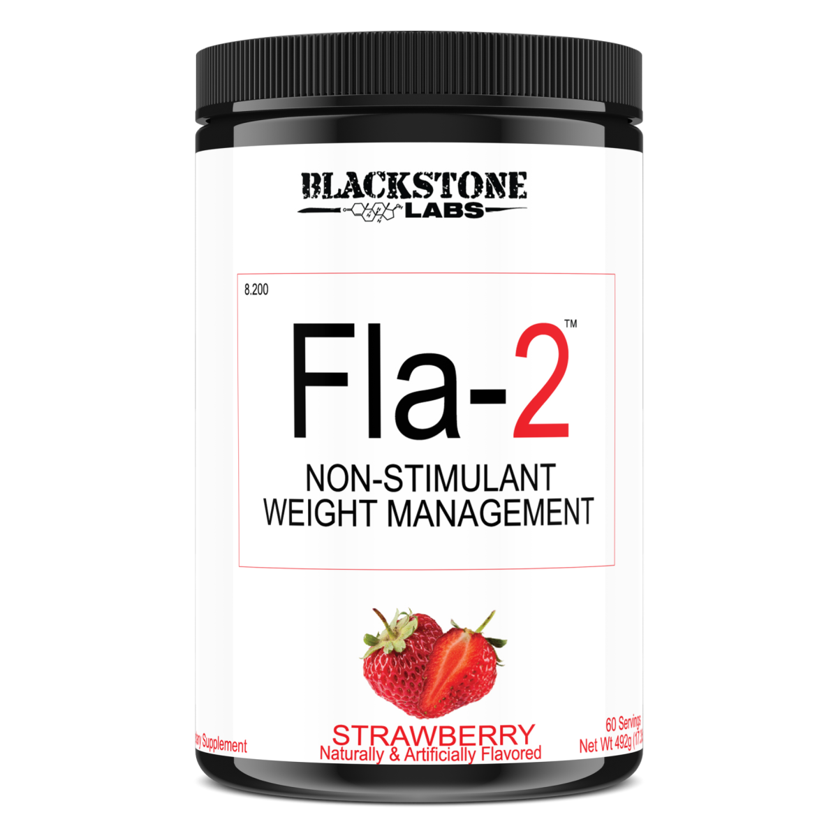 Blackstone Labs | FLA-2 | Non-Stimulant Weight Management | Fat Burner | Strawberry Flavor