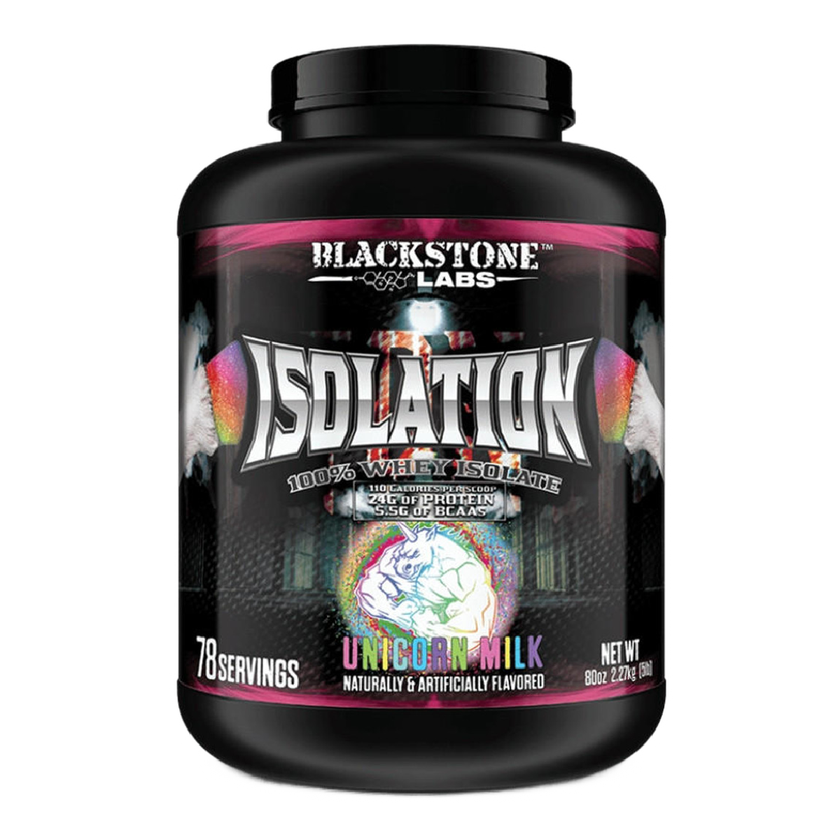 Blackstone Labs | Isolation 5lb | Whey Protein Isolate | Unicorn Milk Flavor