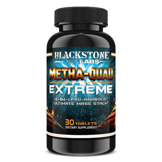 Blackstone Labs | Metha-Quad EXTREME | 4-in-1 Pro-Anabolic Muscle Building Supplement