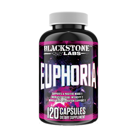 Euphoria 120ct | Blackstone Labs | Bottle Render