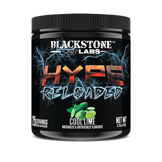 Blackstone Labs | Hype Reloaded | Non-Stimulant Pre-Workout | N.O. Pump Formula | Cool Lime Flavor