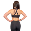 Branded Sports Bra - Black