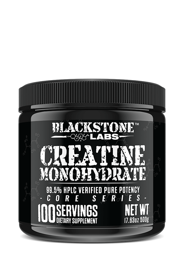 Blackstone Labs Creatine Monohydrate | The Classic Cell Volumizer | Photo of Bottle Render