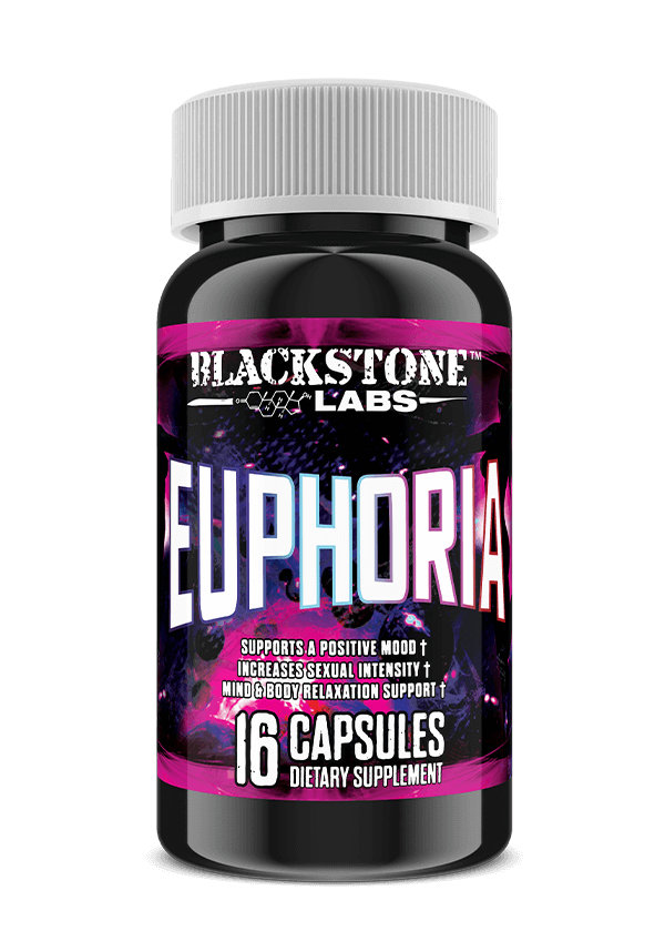 Blackstone Labs Euphoria | Mood Enhancing Relaxation Supplement | Photo of Bottle Render