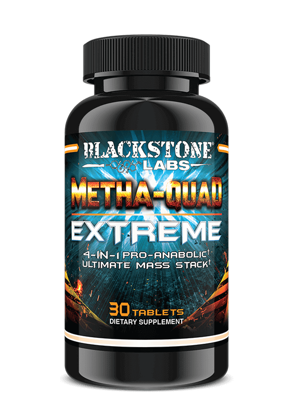 Metha-Quad Extremeis a hardcore supplement for muscle-building by Blackstone Labs