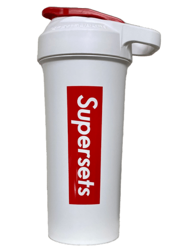 SuperSets 20oz SportShaker - Side with SuperSets graphic