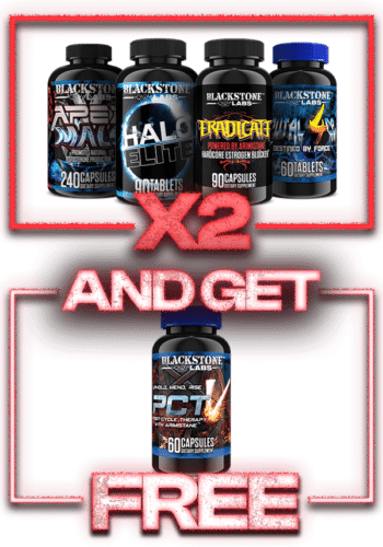 BFG - Big F**king Gains Stack - 60 Day Cycle | Contains 2x Each of Apex Male, Halo Elite, Eradicate, and Brutal 4ce | Order and Get Free Post Cycle Support